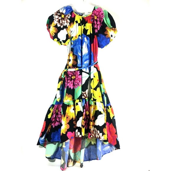 Christopher John Rogers For Target Floral Puff Sleeve High-Low Dress XXS Multi - Picture 2 of 12